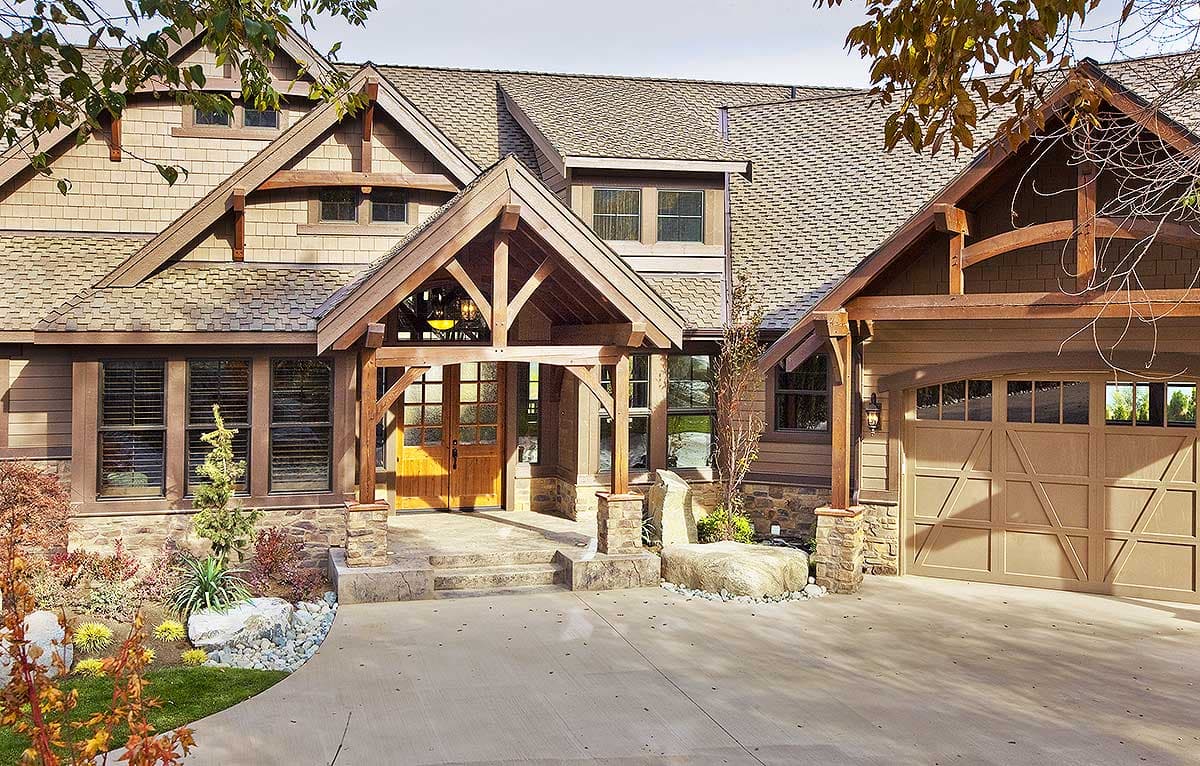 Plan 23284JD: Luxury Craftsman with Front-to-Back Views - Image #4 - Craftsman, Mountain, Northwest, Rustic