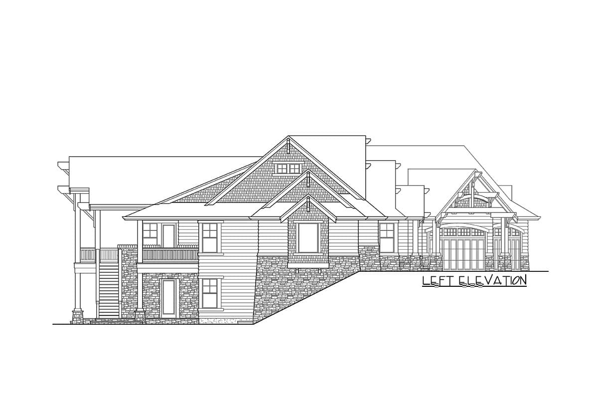 Plan 23285JD: Luxury Craftsman with Finished Lower Level - Image #21 - Craftsman, Mountain, Northwest, Rustic