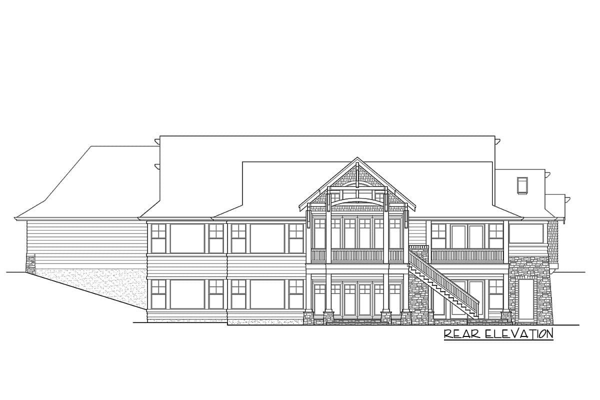 Plan 23285JD: Luxury Craftsman with Finished Lower Level - Image #22 - Craftsman, Mountain, Northwest, Rustic