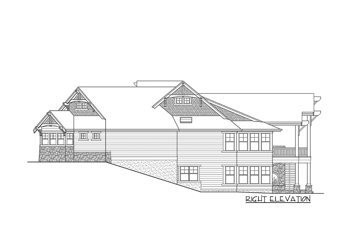 Plan 23285JD: Luxury Craftsman with Finished Lower Level - Image #23 - Craftsman, Mountain, Northwest, Rustic