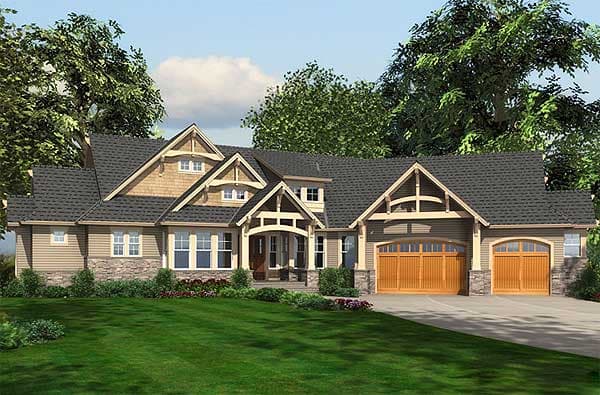 Plan 23285JD: Luxury Craftsman with Finished Lower Level - Image #17 - Craftsman, Mountain, Northwest, Rustic