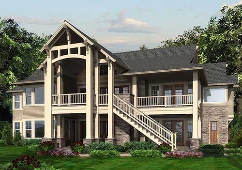 Plan 23285JD: Luxury Craftsman with Finished Lower Level - Image #18 - Craftsman, Mountain, Northwest, Rustic