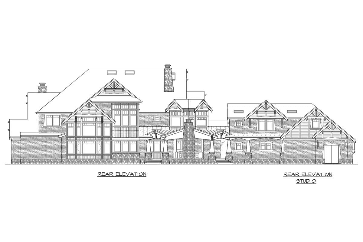 Plan 23290JD: Craftsman Masterpiece with Studio - Image #32 - Craftsman, Northwest, Shingle