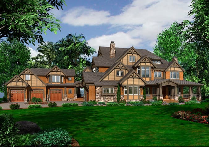 Plan 23291JD: Luxury Craftsman Home Plan - Image #30 - Craftsman, Northwest