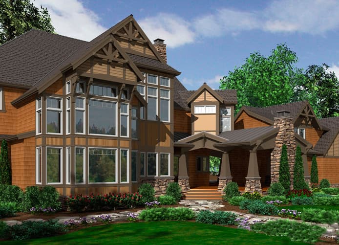 Plan 23291JD: Luxury Craftsman Home Plan - Image #32 - Craftsman, Northwest