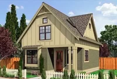 Narrow Lot Cottage