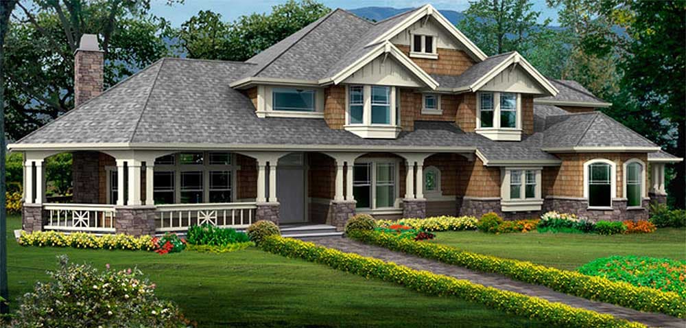 Plan 23298JD: Classic Craftsman with Master Down (or Up) - Image #20 - Craftsman, Northwest