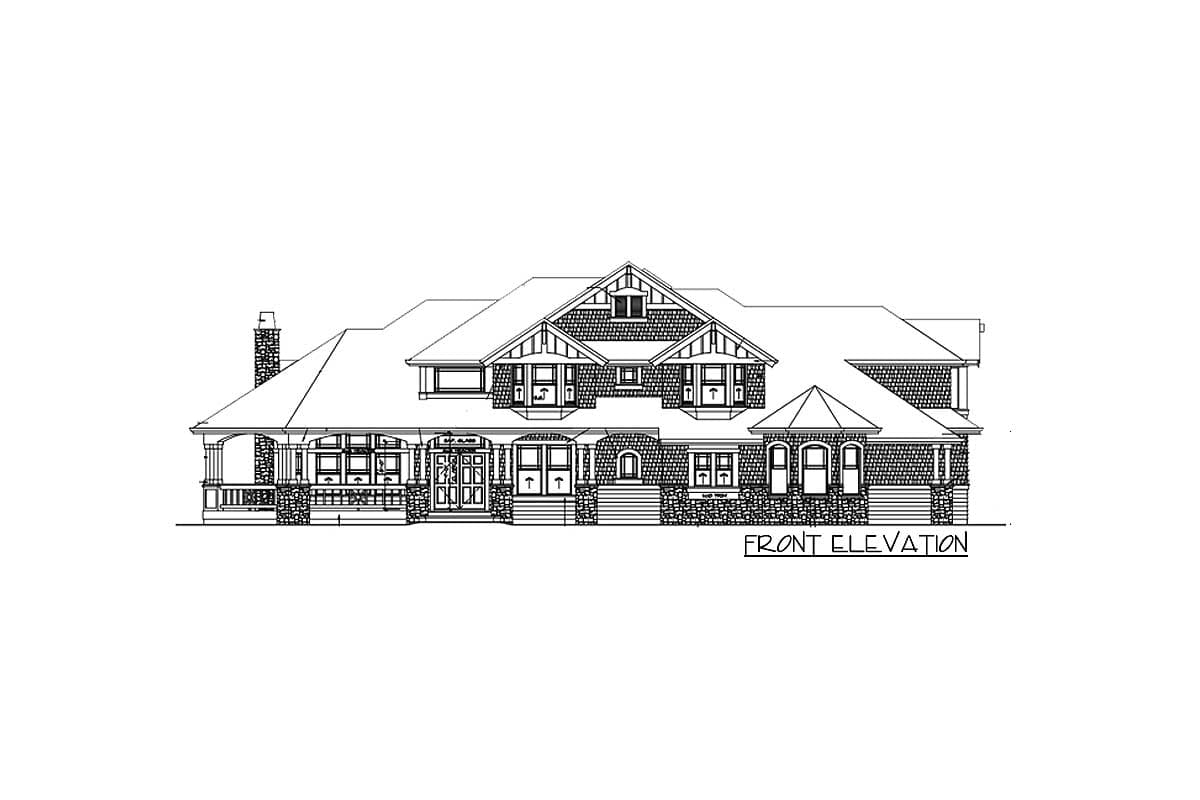 Plan 23298JD: Classic Craftsman with Master Down (or Up) - Image #21 - Craftsman, Northwest