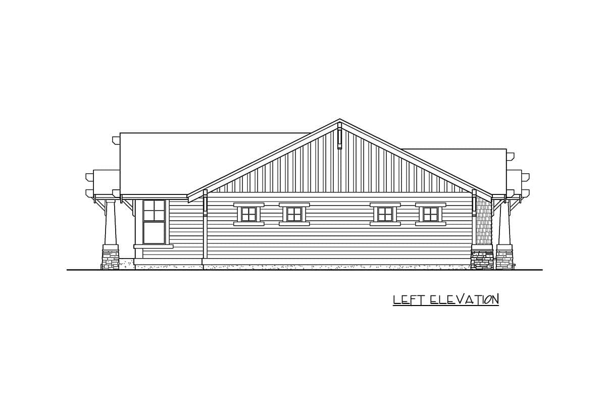 Plan 2330JD: Attractive One-story Craftsman Home Plan - 1725 Sq Ft - Image #22 - Craftsman, New American, Northwest, Ranch