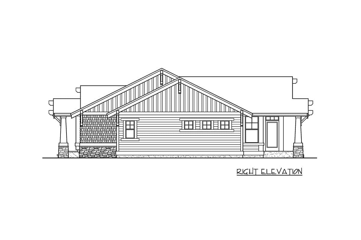 Plan 2330JD: Attractive One-story Craftsman Home Plan - 1725 Sq Ft - Image #24 - Craftsman, New American, Northwest, Ranch