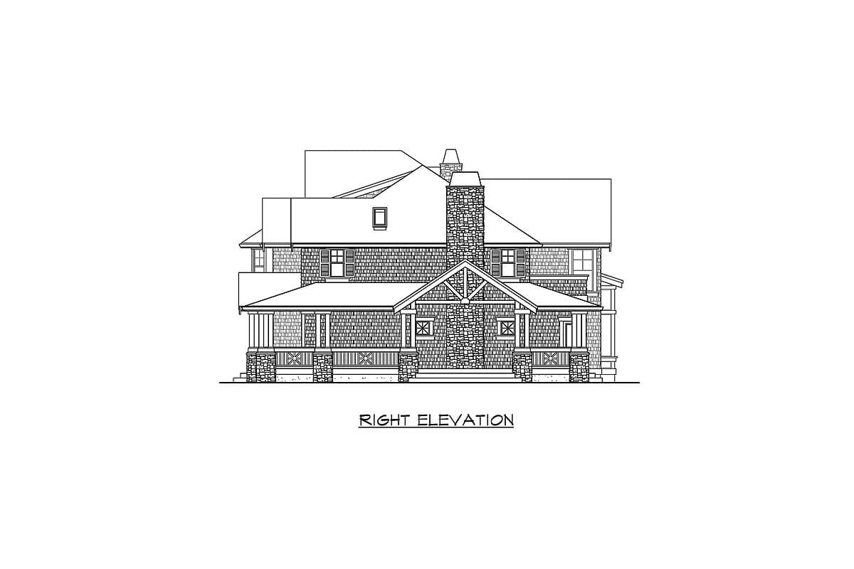 Plan 23300JD: Master Down (or Up) Luxury Craftsman - Image #28 - Craftsman, Northwest