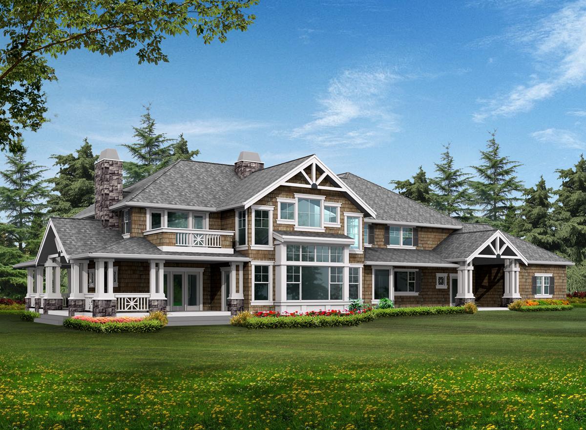 Plan 23300JD: Master Down (or Up) Luxury Craftsman - Image #24 - Craftsman, Northwest
