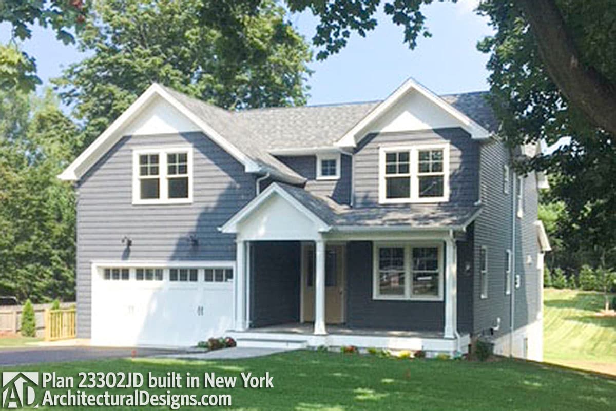 build gallery item - House Plan 23302JD comes to life in New York