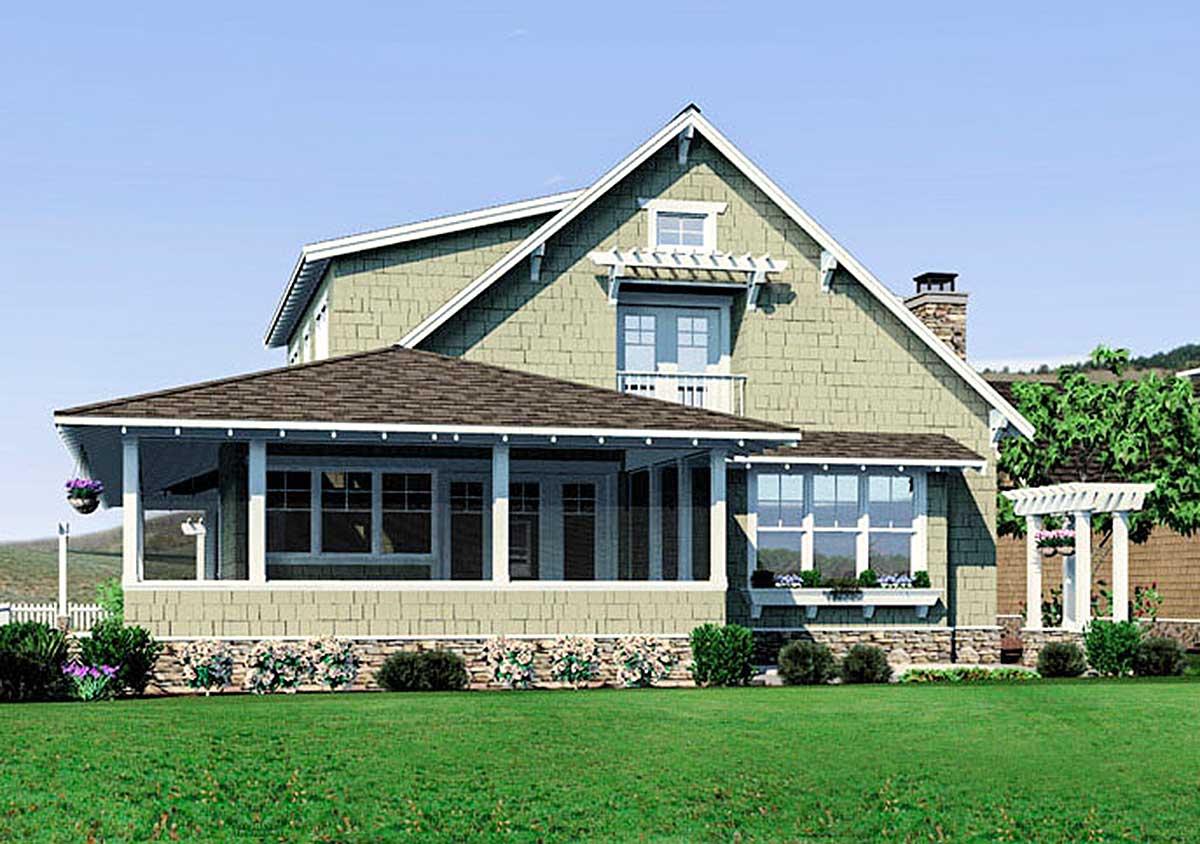 Plan 23303JD: Shingles and Trellises - Image #21 - Cottage, Vacation