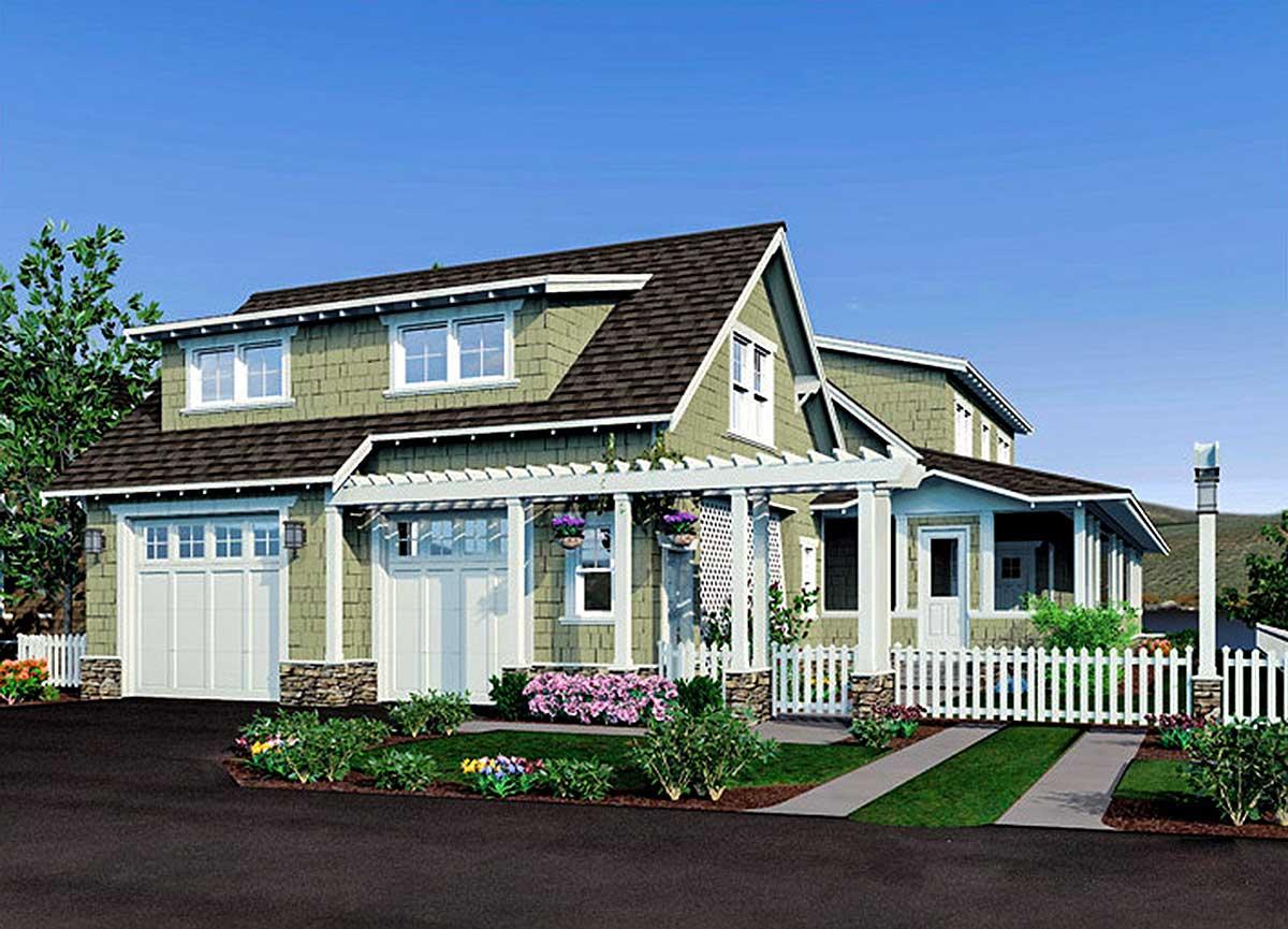 Plan 23303JD: Shingles and Trellises - Image #20 - Cottage, Vacation