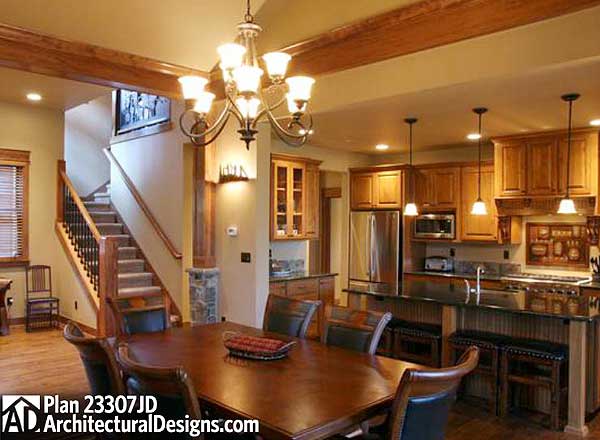 Plan 23307JD: Rustic Lodge - Image #12 - Craftsman, Mountain, Northwest, Rustic, Vacation