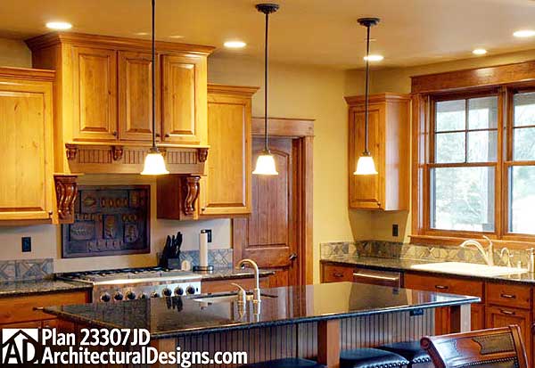Plan 23307JD: Rustic Lodge - Image #11 - Craftsman, Mountain, Northwest, Rustic, Vacation