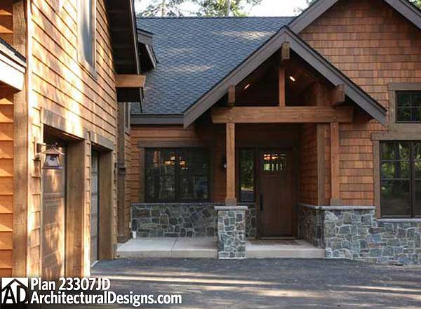 Plan 23307JD: Rustic Lodge - Image #20 - Craftsman, Mountain, Northwest, Rustic, Vacation