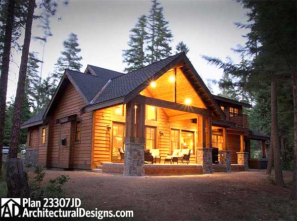 Plan 23307JD: Rustic Lodge - Image #18 - Craftsman, Mountain, Northwest, Rustic, Vacation