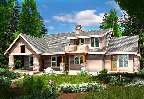 Plan 23307JD: Rustic Lodge - Image #22 - Craftsman, Mountain, Northwest, Rustic, Vacation