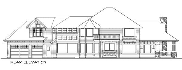 Plan 23308JD: Wrap-Around Porch - Image #9 - Craftsman, Northwest