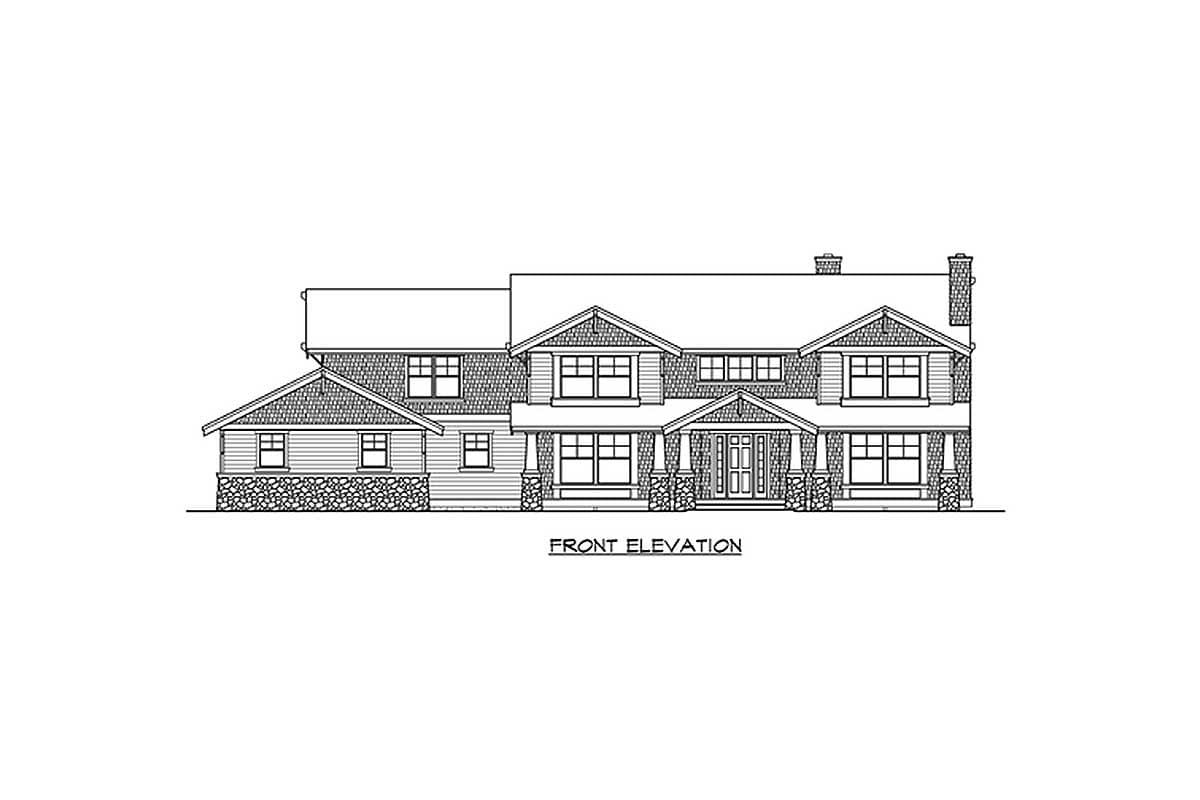 Plan 23310JD: Craftsman Home Plan with Sturdy Covered Entry - Image #15 - Craftsman, New American, Northwest