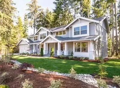 Craftsman Home Plan with Sturdy Covered Entry