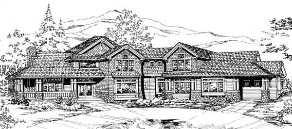Plan 23312JD: Exciting Craftsman Home with Wrap-Around Porch - Image #7 - Craftsman, Northwest