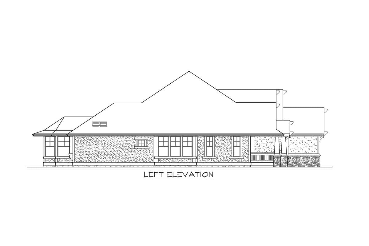 Plan 23320JD: Modern Rambler with Upstairs Bonus Room - Image #15 - Craftsman, Northwest