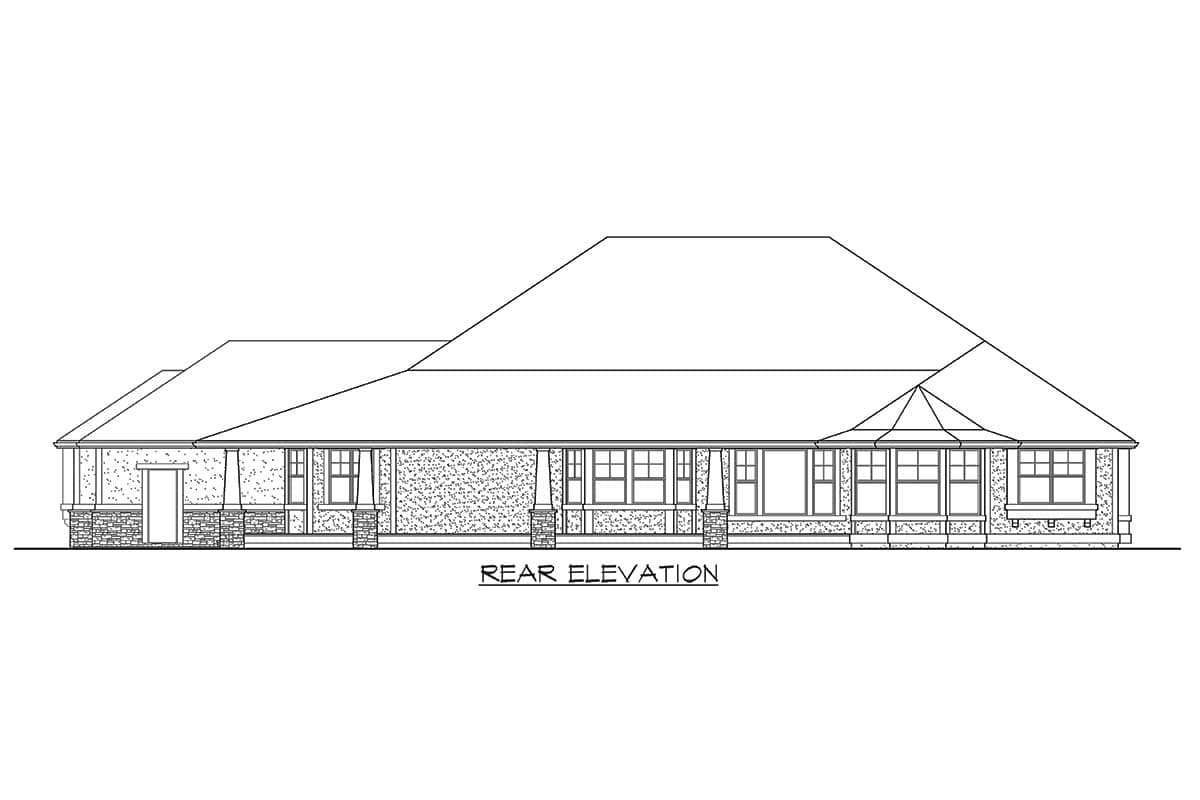 Plan 23320JD: Modern Rambler with Upstairs Bonus Room - Image #16 - Craftsman, Northwest