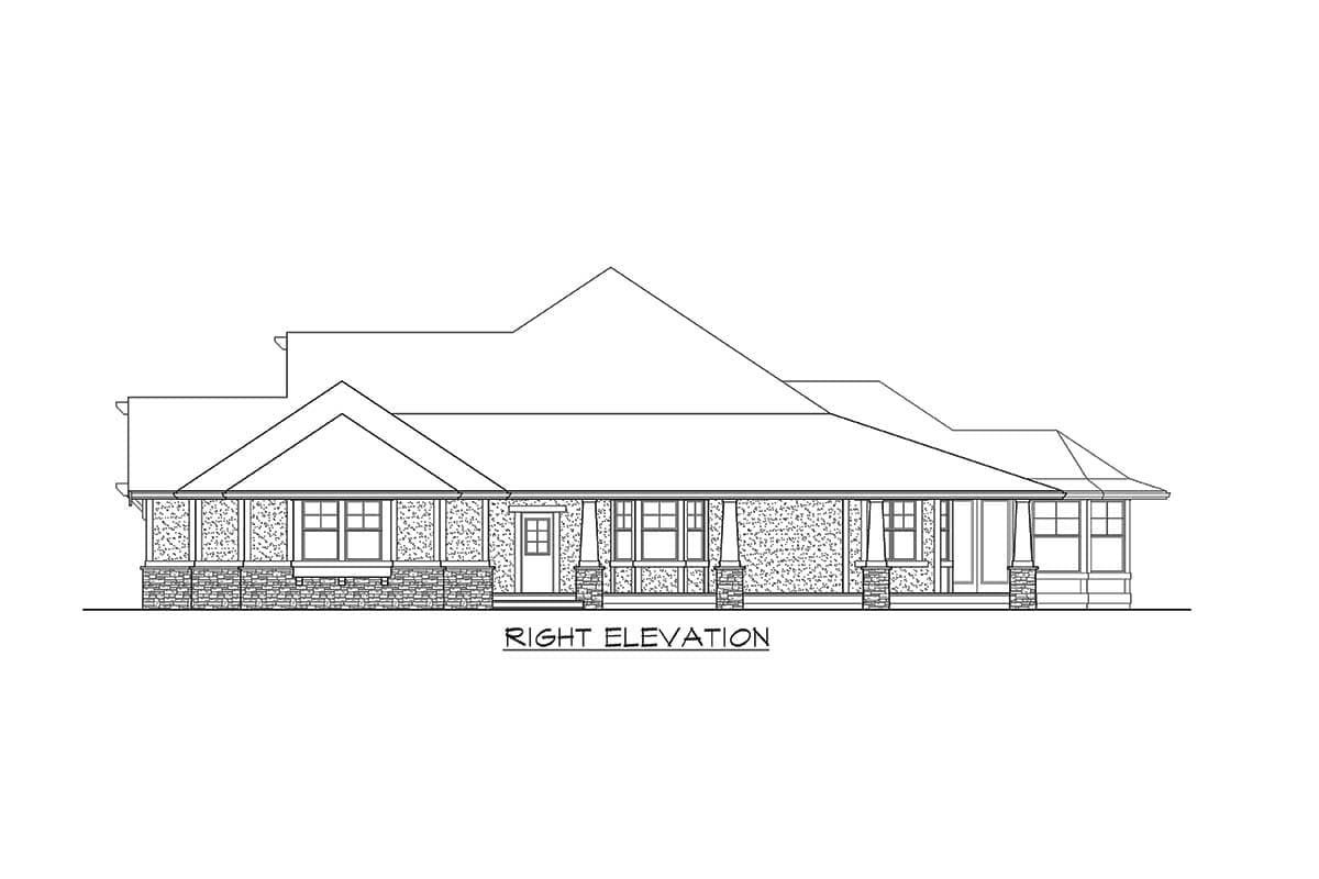 Plan 23320JD: Modern Rambler with Upstairs Bonus Room - Image #17 - Craftsman, Northwest