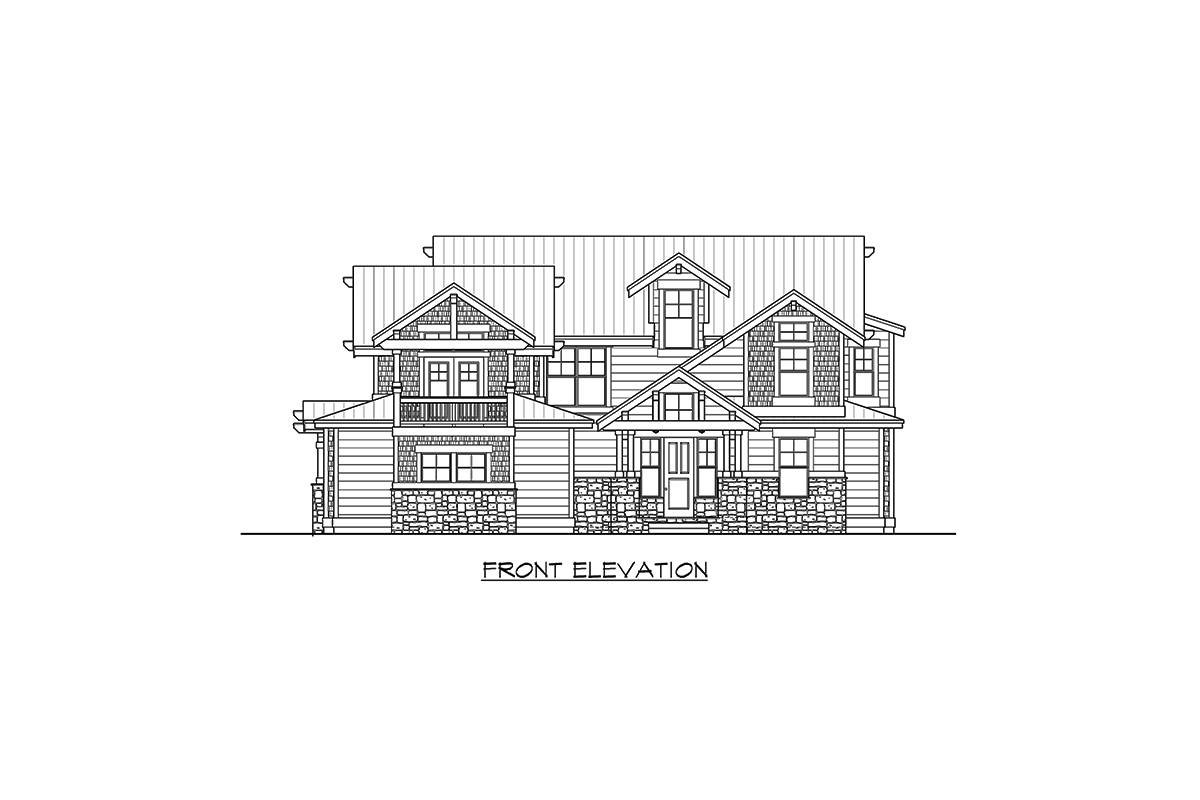Plan 23338JD: Rustic Mountain House Plan - Image #26 - Craftsman, Mountain, Northwest, Rustic, Vacation