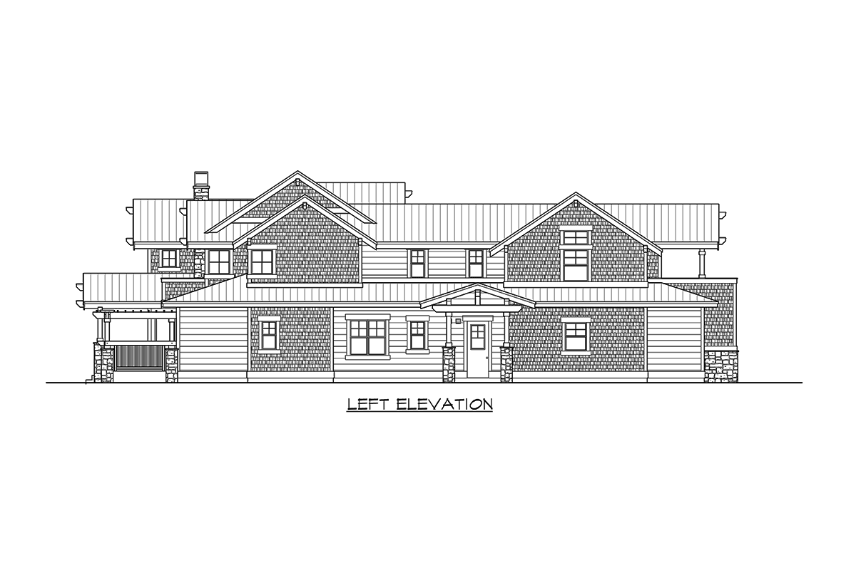 Plan 23338JD: Rustic Mountain House Plan - Image #27 - Craftsman, Mountain, Northwest, Rustic, Vacation