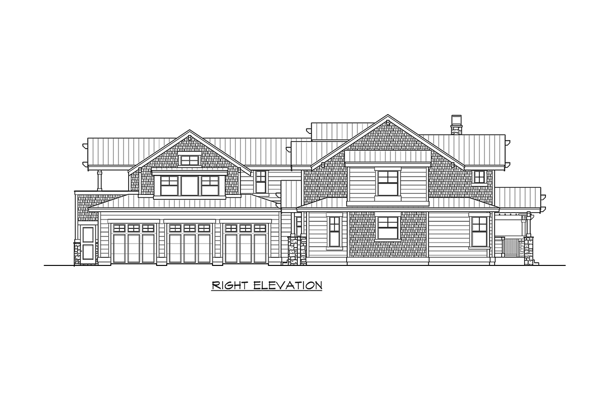 Plan 23338JD: Rustic Mountain House Plan - Image #29 - Craftsman, Mountain, Northwest, Rustic, Vacation