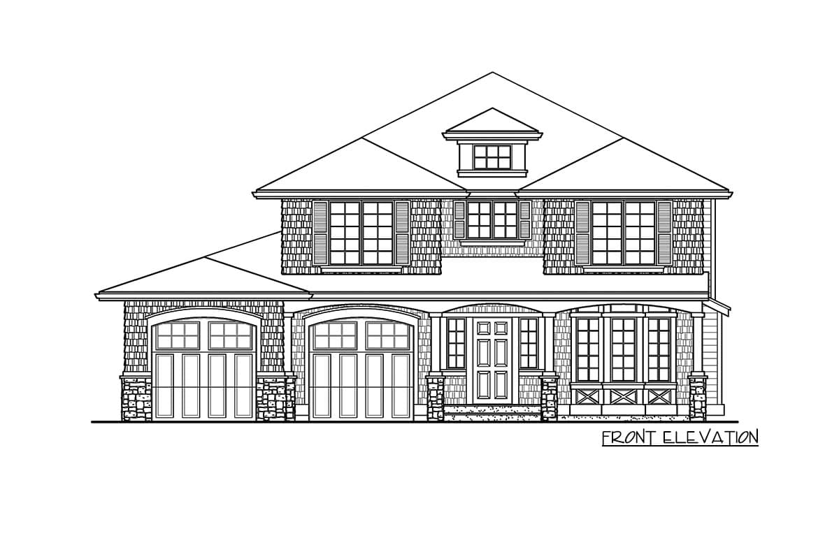 Plan 2334JD: Compact House Plan with Options - Image #20 - Country, Craftsman, Northwest