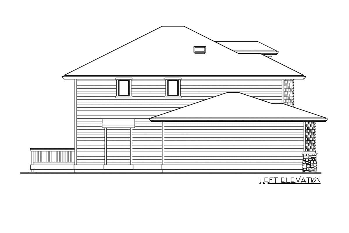 Plan 2334JD: Compact House Plan with Options - Image #21 - Country, Craftsman, Northwest
