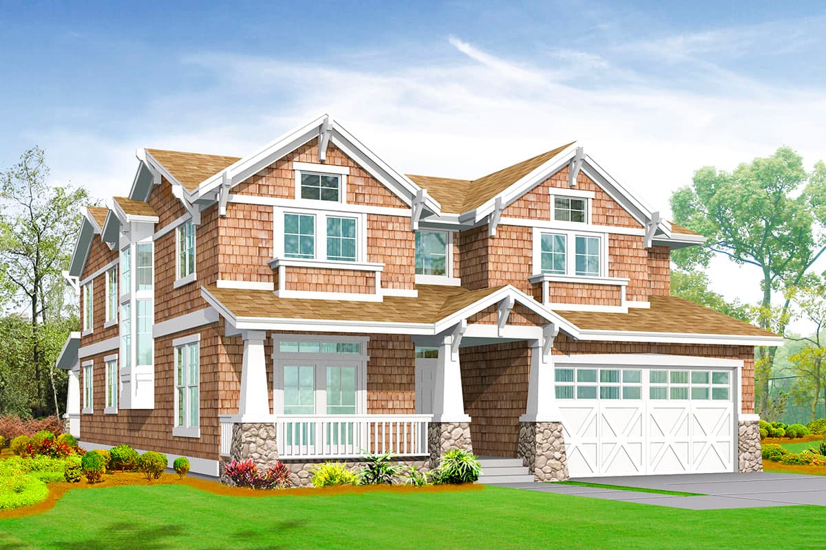 Plan 23343JD: Private Deck Off Master Suite - Image #26 - Craftsman, Northwest