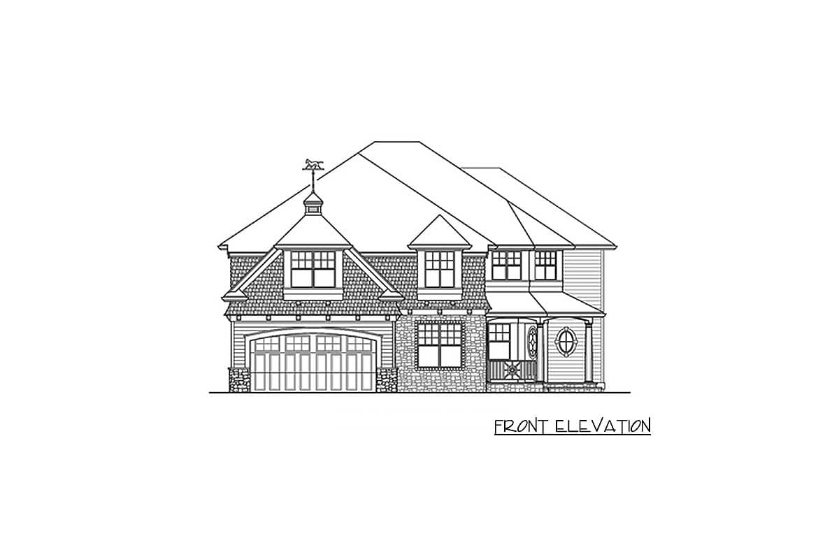 Plan 23344JD: Beautiful 4 Bed Shingle Style House Plan - Image #47 - Craftsman, Northwest, Shingle