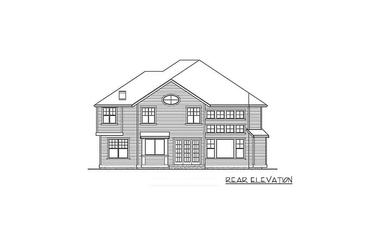 Plan 23344JD: Beautiful 4 Bed Shingle Style House Plan - Image #49 - Craftsman, Northwest, Shingle