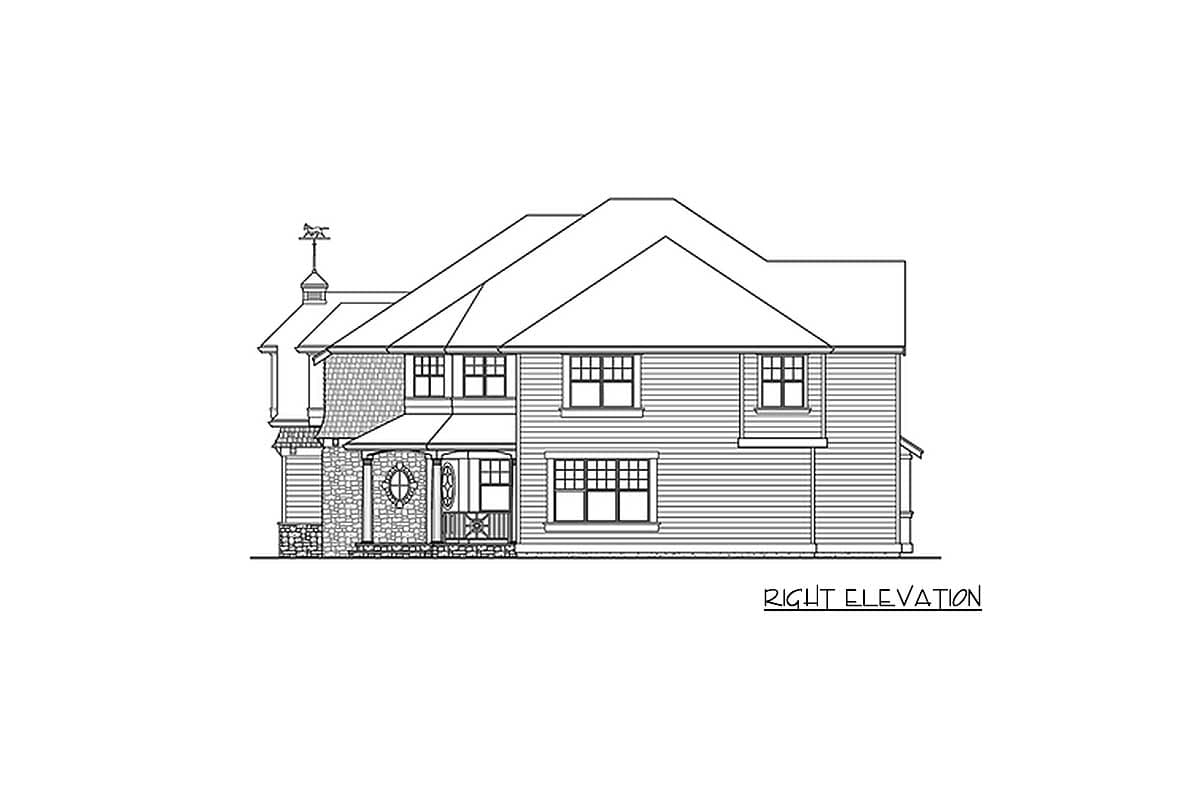 Plan 23344JD: Beautiful 4 Bed Shingle Style House Plan - Image #50 - Craftsman, Northwest, Shingle
