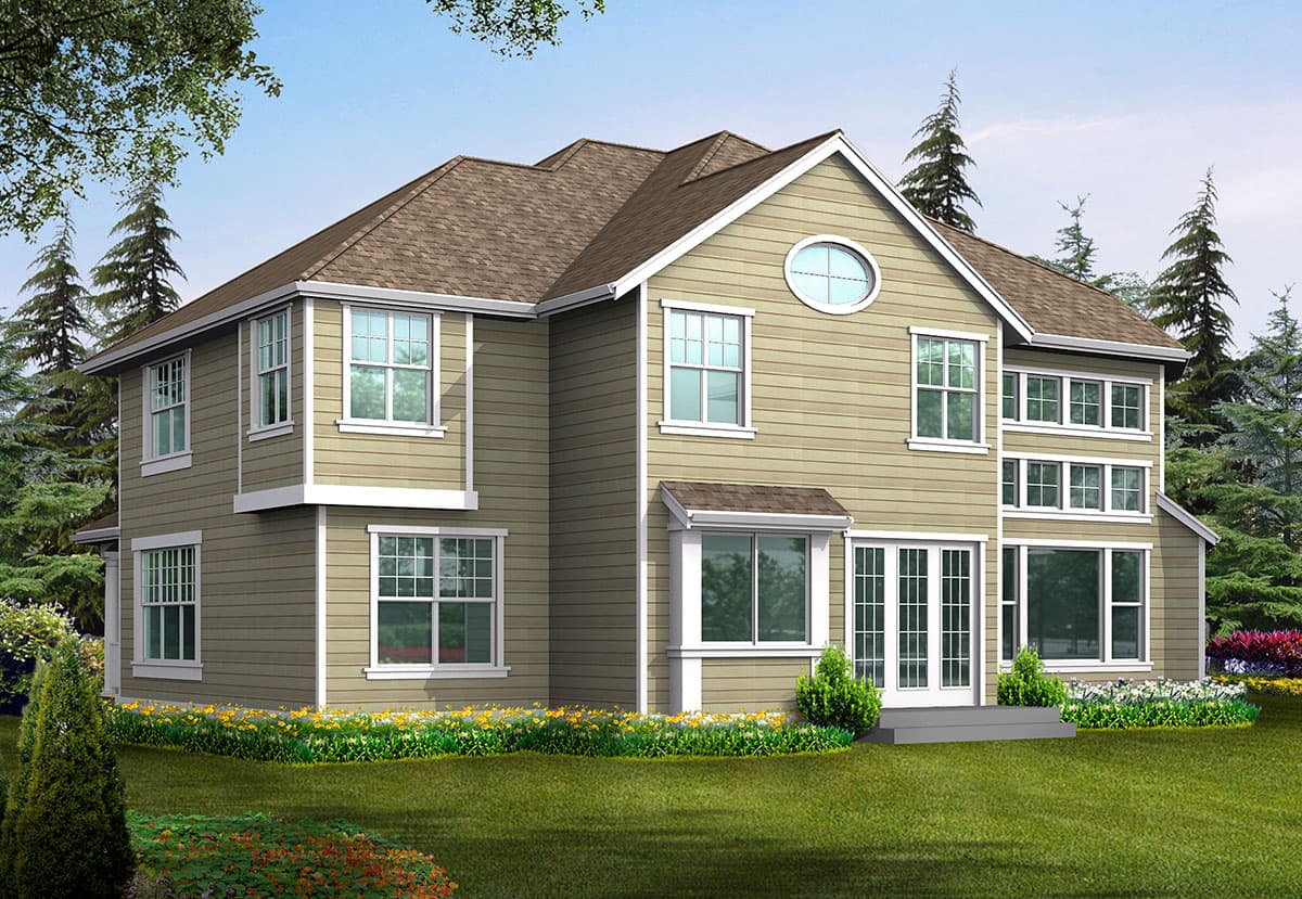 Plan 23344JD: Beautiful 4 Bed Shingle Style House Plan - Image #46 - Craftsman, Northwest, Shingle