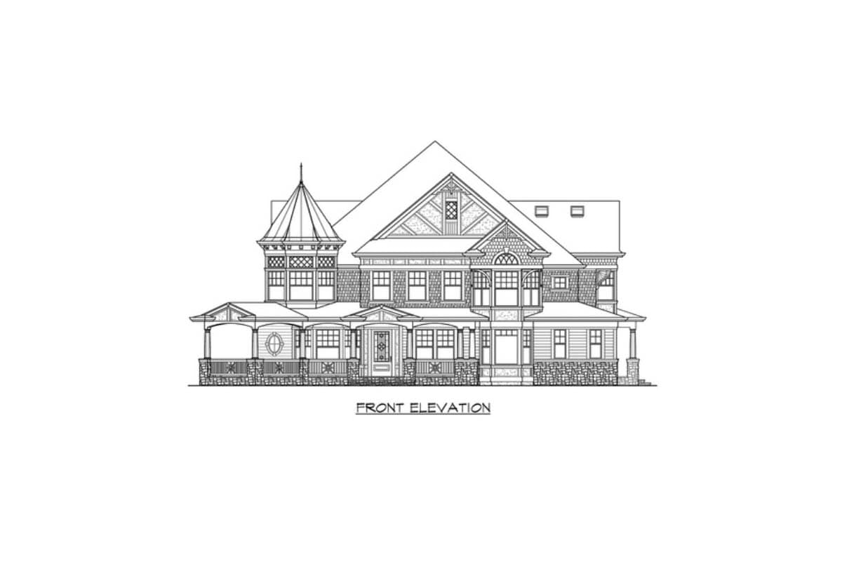 Plan 23356JD: Victorian Influences with Other Versions - Image #10 - Northwest, Traditional, Victorian