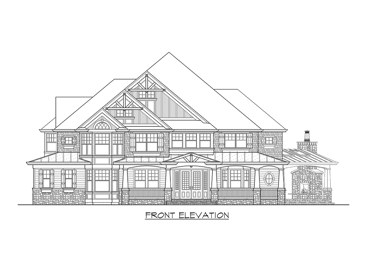 Plan 23360JD: Complete with Outdoor Living Room - Image #26 - Craftsman, Northwest, Shingle