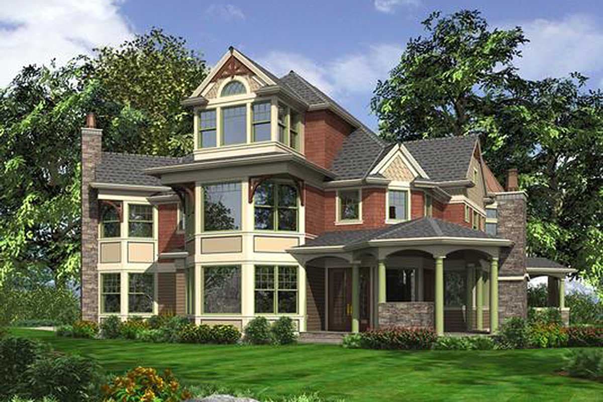 Plan 23361JD: Grandeur in Many Versions - Image #11 - Northwest, Shingle, Victorian