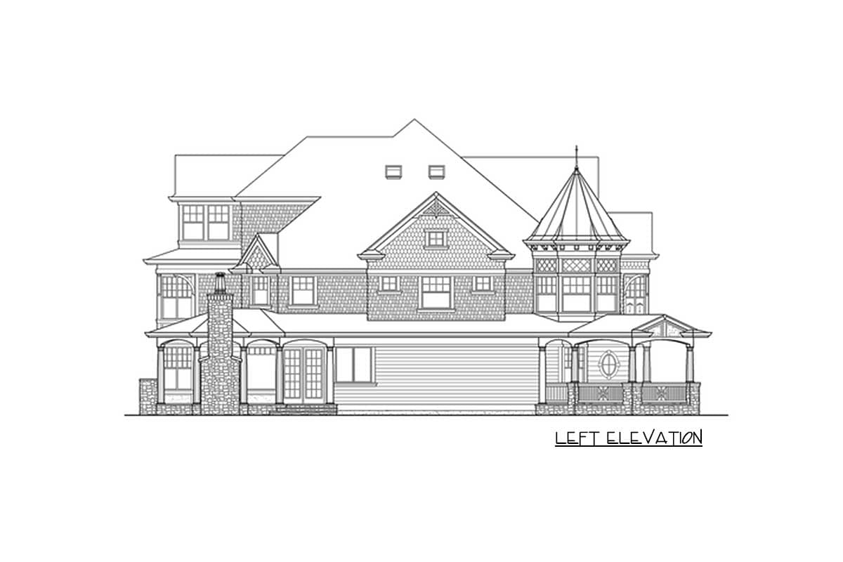 Plan 23361JD: Grandeur in Many Versions - Image #13 - Northwest, Shingle, Victorian