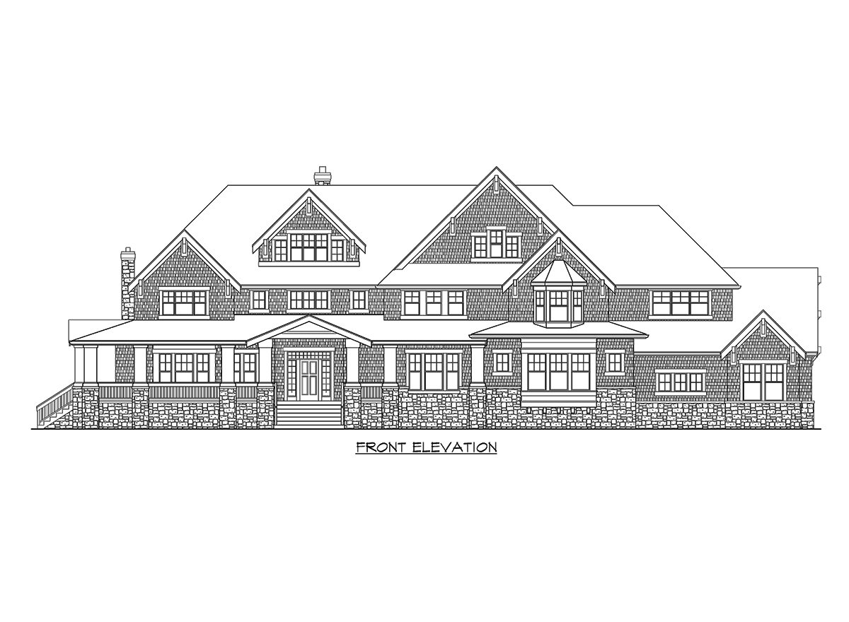 Plan 23364JD: Luxury on 3 Levels - Image #15 - Craftsman, Farmhouse, Northwest, Shingle