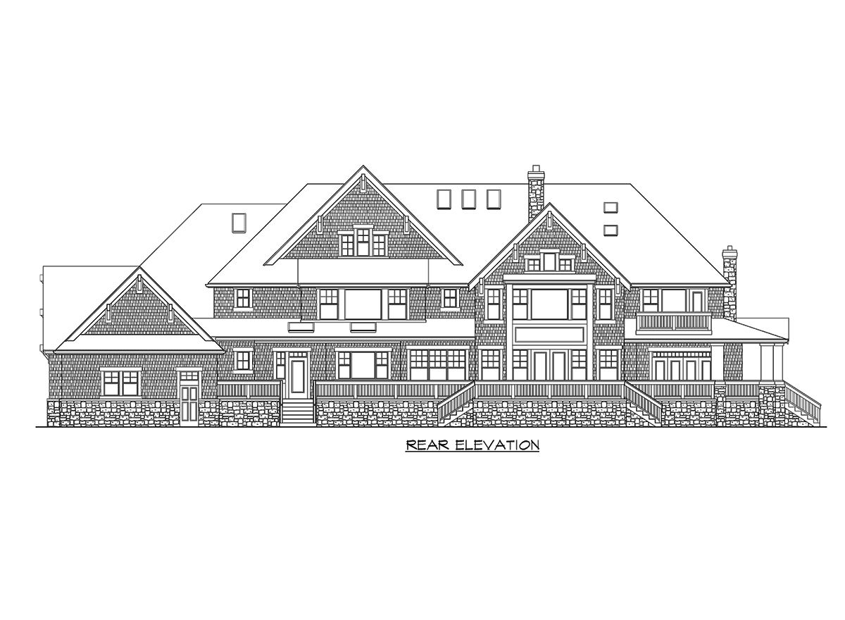 Plan 23364JD: Luxury on 3 Levels - Image #17 - Craftsman, Farmhouse, Northwest, Shingle