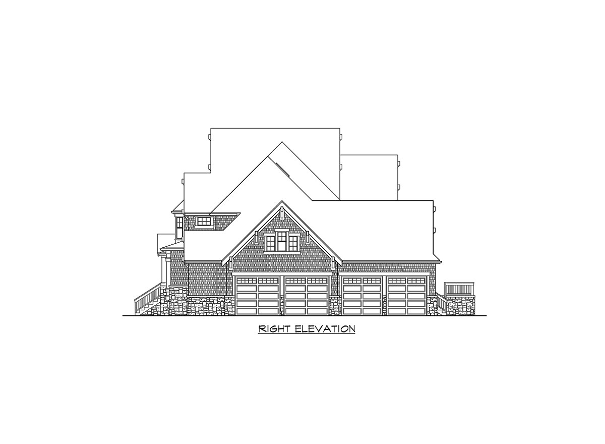 Plan 23364JD: Luxury on 3 Levels - Image #18 - Craftsman, Farmhouse, Northwest, Shingle