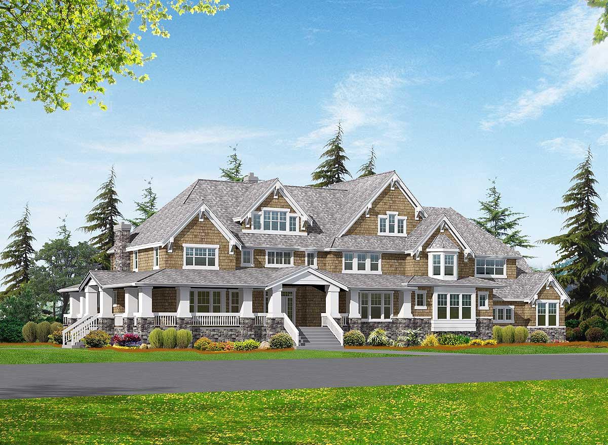 Plan 23364JD: Luxury on 3 Levels - Image #13 - Craftsman, Farmhouse, Northwest, Shingle