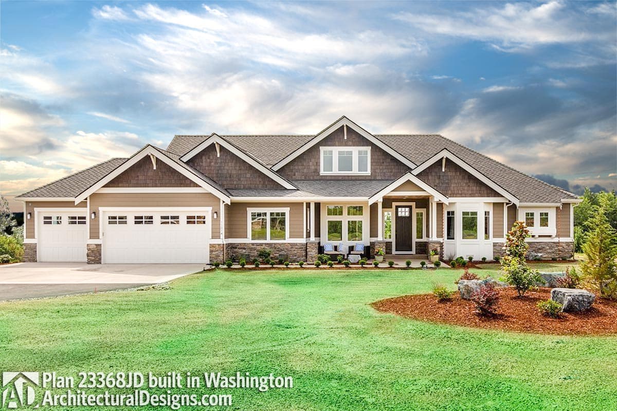 build gallery item - House Plan 23368JD Comes to Life in Washington